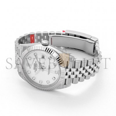 ROLEX DATEJUST  STEEL FLUTED 41MM WATCH 126334-00241 STAINLESS0