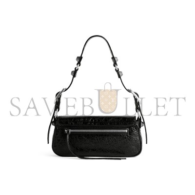 BALENCIAGA WOMEN'S LE CAGOLE IN MINI BLACK 7716701VG9Y1000 (22.8*12.9*4cm) BALENCIAGA WOMEN'S LE CAGOLE IN MINI BLACK 7716701VG9Y1000 (22.8*12.9*4cm)