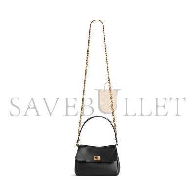 BALENCIAGA WOMEN'S RODEO BAG WITH CHAIN NANO IN BLACK 8194292ABKX1000 (16*9.9*4.5cm) BALENCIAGA WOMEN'S RODEO BAG WITH CHAIN NANO IN BLACK 8194292ABKX1000 (16*9.9*4.5cm)