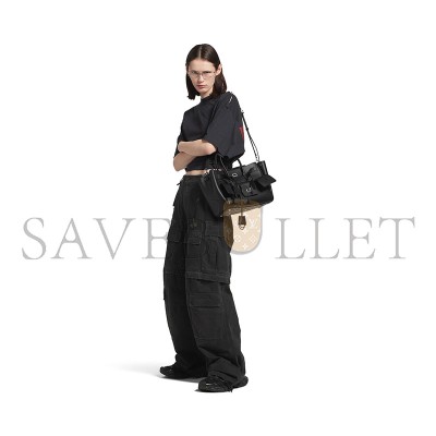 BALENCIAGA WOMEN'S BEL AIR CARRY ALL BAG SMALL IN BLACK 8356892ABAW1000 (30*20*12cm) BALENCIAGA WOMEN'S BEL AIR CARRY ALL BAG SMALL IN BLACK 8356892ABAW1000 (30*20*12cm)