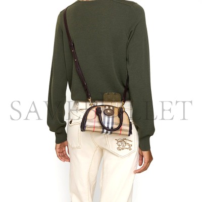 BURBERRY MINI HIGHLANDS BOWLING BAG 81152811 (19.5*12*9cm) BURBERRY MINI HIGHLANDS BOWLING BAG 81152811 (19.5*12*9cm)