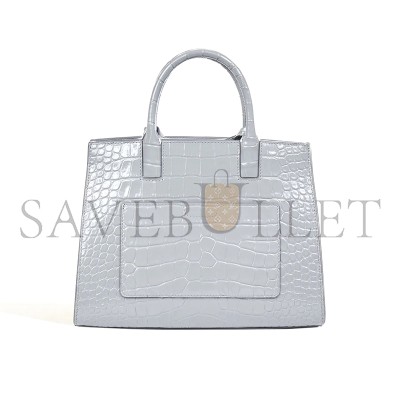BURBERRY CROCODILE EMBOSSED CALFSKIN MINI FRANCES TOTE 80582840 (27*20*11cm) BURBERRY CROCODILE EMBOSSED CALFSKIN MINI FRANCES TOTE 80582840 (27*20*11cm)