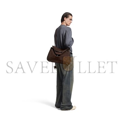BALENCIAGA RODEO HANDBAG LARGE IN LIGHT ESPRESSO 7897442AB4G2308 (39.8*29.9*12.9cm)