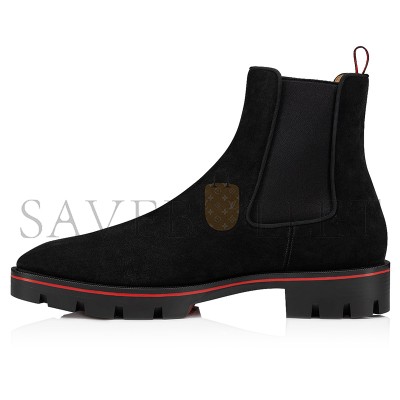 CHRISTIAN LOUBOUTIN ALPINOSOL BOOTS CALF LEATHER BLACK MEN 3230687BK01