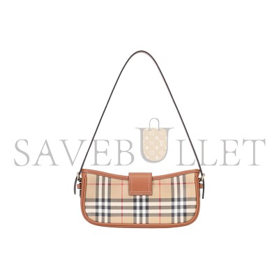 BURBERRY CHECK SLING BAG 8092074 (26*12*6cm) BURBERRY CHECK SLING BAG 8092074 (26*12*6cm)