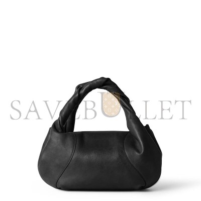 FENDI SPY SMALL BLACK LEATHER BAG 8BR838AYCTF0KUR (32*18*12cm)