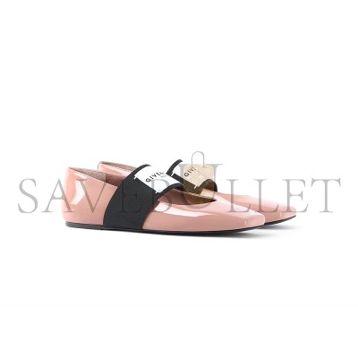 GIVENCHY SLICED SQUARE BALLERINAS IN PATENT LEATHER BE5010E2FF-272