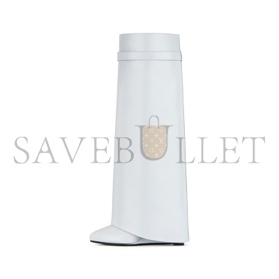 GIVENCHY SHARK LOCK BOOTS IN BOX LEATHER 365104 GIVENCHY SHARK LOCK BOOTS IN BOX LEATHER 365104