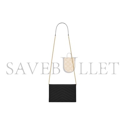 YSL CASSANDRE ENVELOPE CHAIN WALLET 8576053BOW011000 (19*12.5*3.5cm) YSL CASSANDRE ENVELOPE CHAIN WALLET 8576053BOW011000 (19*12.5*3.5cm)