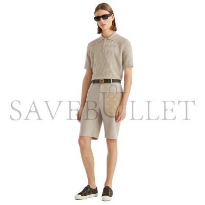 FENDI DOMINO FF JACQUARD FABRIC LOW-TOPS 7E1553AJZXF0R7V