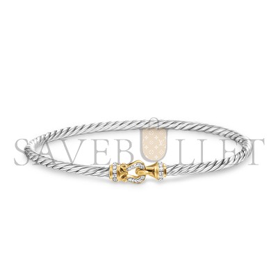 DAVID YURMAN BUCKLE CLASSIC CABLE BRACELET B16841DS8ADI