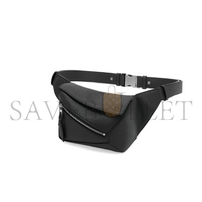 LOEWE MINI PUZZLE EDGE BUMBAG IN CLASSIC CALFSKIN B510EB1X03 (17.5*11.8*7.5cm) LOEWE MINI PUZZLE EDGE BUMBAG IN CLASSIC CALFSKIN B510EB1X03 (17.5*11.8*7.5cm)