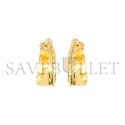 YSL SMALL CASSANDRE EARRINGS IN METAL 853086Y15007005