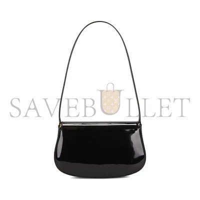 YSL MINI VOLTAIRE IN PATENT LEATHER 779642465983615 (17.5*13.4*5cm)