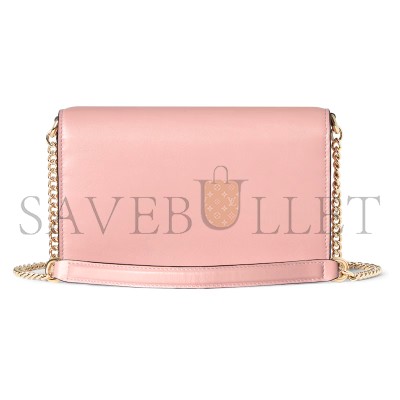 GUCCI GG EMBLEM WALLET ON CHAIN 826720 (20*13*4cm)