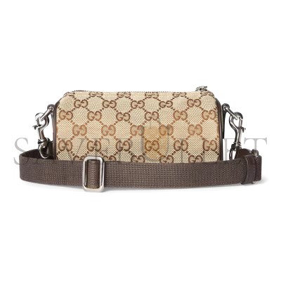 GUCCI GG CANVAS MINI CYLINDER BAG 834269 (17*8*8cm)