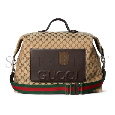 GUCCI GG CANVAS MEDIUM DUFFLE BAG 821668 (44*36*18cm) GUCCI GG CANVAS MEDIUM DUFFLE BAG 821668 (44*36*18cm)