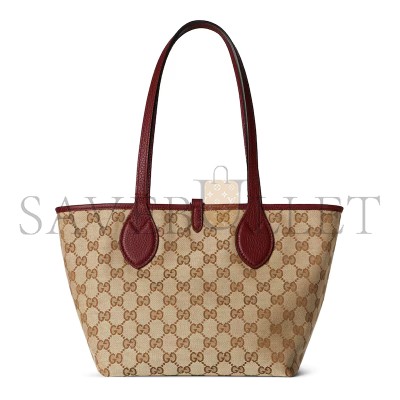 GUCCI TOTISSIMA SMALL REVERSIBLE TOTE BAG 839124 (21*18.5*16cm)