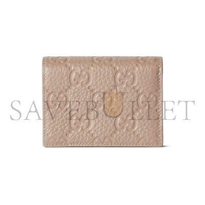 GUCCI GG EMBLEM MINI WALLET 815901 (11*9*3cm)