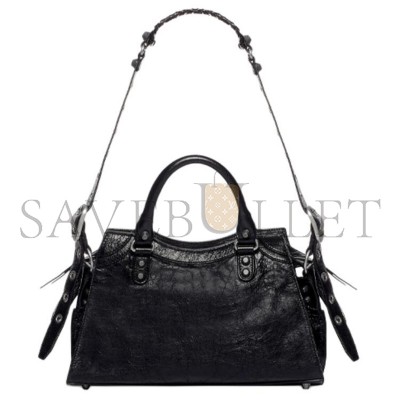 BALENCIAGA NEO CAGOLE CITY IN BLACK 736046210B01000 (33*21*13.5cm)