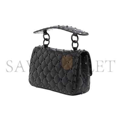 VALENTINO SMALL NAPPA ROCKSTUD SPIKE BAG 3W2B0123SLC0NO (20*11.5*5cm) VALENTINO SMALL NAPPA ROCKSTUD SPIKE BAG 3W2B0123SLC0NO (20*11.5*5cm)