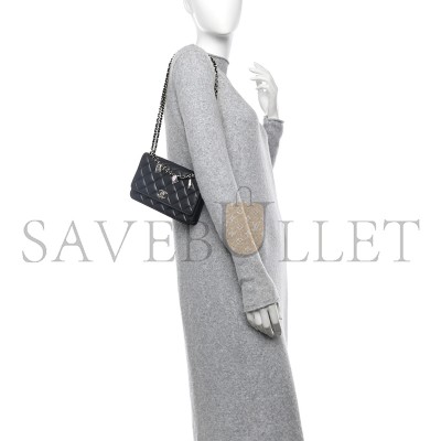CHANEL MASTER WALLET ON CHAIN WITH CHARMS AP4537 (19*12*3.5cm)