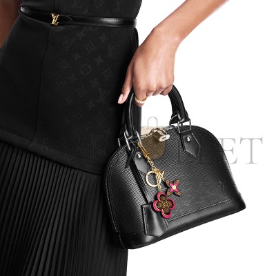 LOUIS VUITTON BLOOMING FLOWERS BAG CHARM AND KEY HOLDER M63084 LOUIS VUITTON BLOOMING FLOWERS BAG CHARM AND KEY HOLDER M63084
