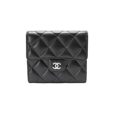 CHANEL MASTER CLASSIC FLAP-TOP WITH QUILTED SILVER HARDWARE AP0231 (11.5*10.5*3cm)