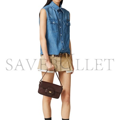 MIU MIU SLEEVELESS CHAMBRAY SHIRT GWC124