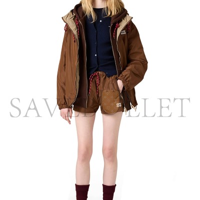 MIU MIU TECHNICAL DRAWSTRING SHORTS MP1809