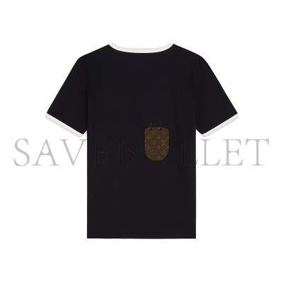 CELINE CELINE PARIS T-SHIRT IN COTTON JERSEY 2X872671Q.38AW