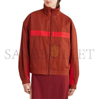YSL EMBROIDERED STRIPED COTTON JACKET 