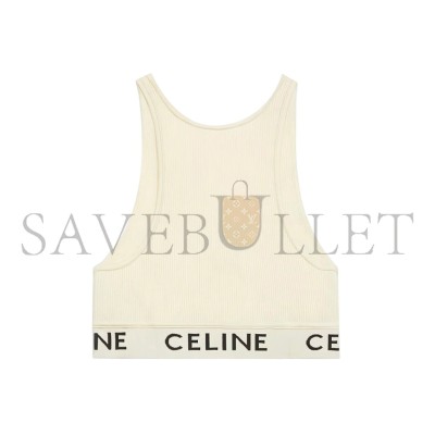 CELINE CROPPED SPORTS VEST 2A68L372N CELINE CROPPED SPORTS VEST 2A68L372N