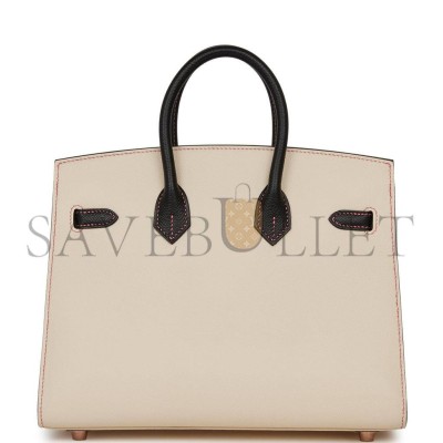 HERMES BIRKIN 25 SELLIER EPSOM ROSE GOLD HARDWARE (25*20*13cm)
