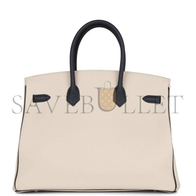 HERMES BIRKIN 35 TOGO PALLADIUM HARDWARE (35*25*18cm)