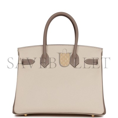 HERMES BIRKIN 30 EPSOM BRUSHED GOLD HARDWARE (30*22*16cm)