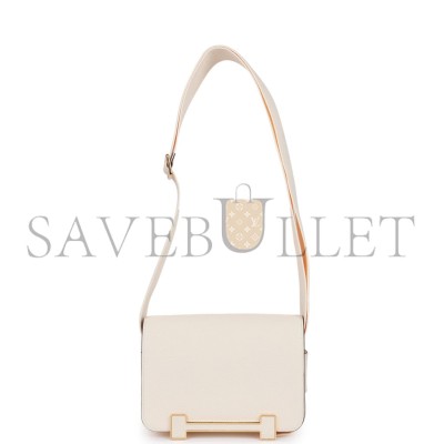 HERMES GETA NATA CHEVRE GOLD HARDWARE (20*14*7cm)