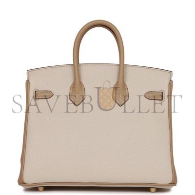 HERMES BIRKIN 25 TOGO BRUSHED GOLD HARDWARE (25*20*13cm)