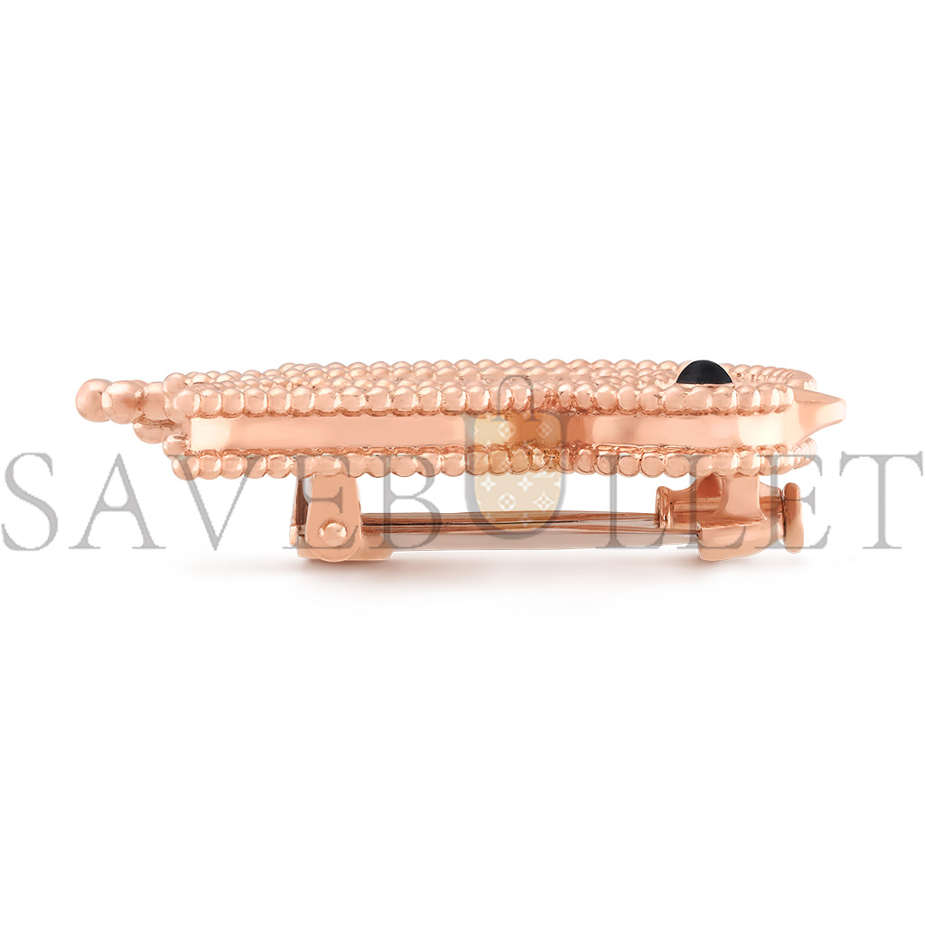 VAN CLEEF ARPELS LUCKY ANIMALS DOVE CLIP - ROSE GOLD, MOTHER-OF-PEARL, ONYX VCARP2AR00 VAN CLEEF ARPELS LUCKY ANIMALS DOVE CLIP - ROSE GOLD, MOTHER-OF-PEARL, ONYX VCARP2AR00