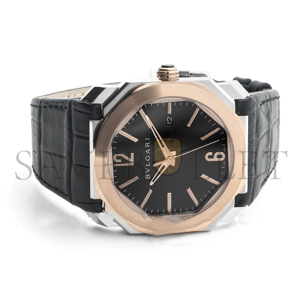 BVLGARI OCTO SERIES GOLD MEN'S MECHANICAL 41MM WATCH 007021 BVLGARI OCTO SERIES GOLD MEN'S MECHANICAL 41MM WATCH 007021