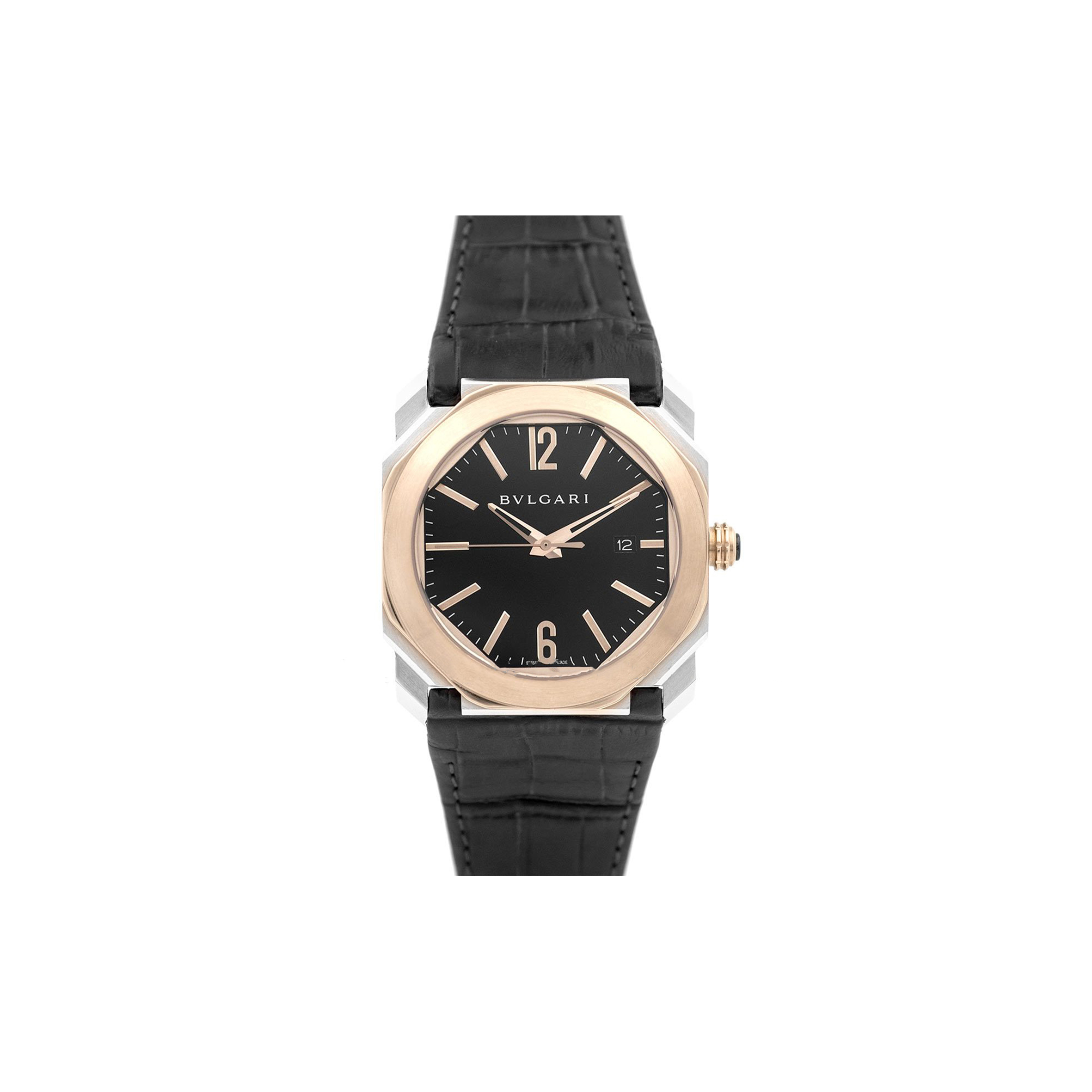 BVLGARI OCTO SERIES GOLD MEN'S MECHANICAL 41MM WATCH 007021 BVLGARI OCTO SERIES GOLD MEN'S MECHANICAL 41MM WATCH 007021
