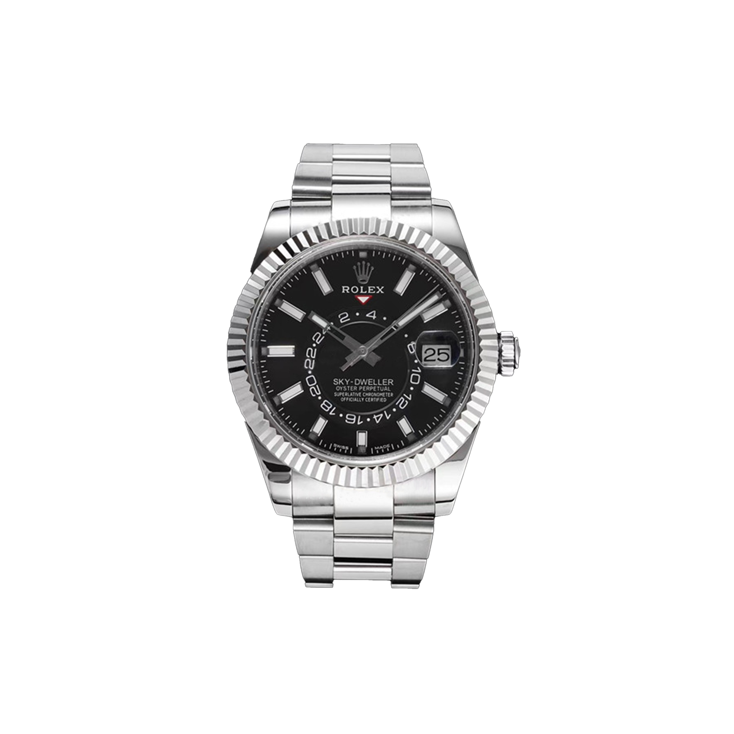 ROLEX SKY-DWELLER SERIES BRIGHT BLUE DIAL 42MM WATCH 326934-0005