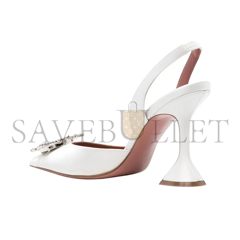 AMINA MUADDI BEGUM SLING WHITE SATIN C9S343854BEG