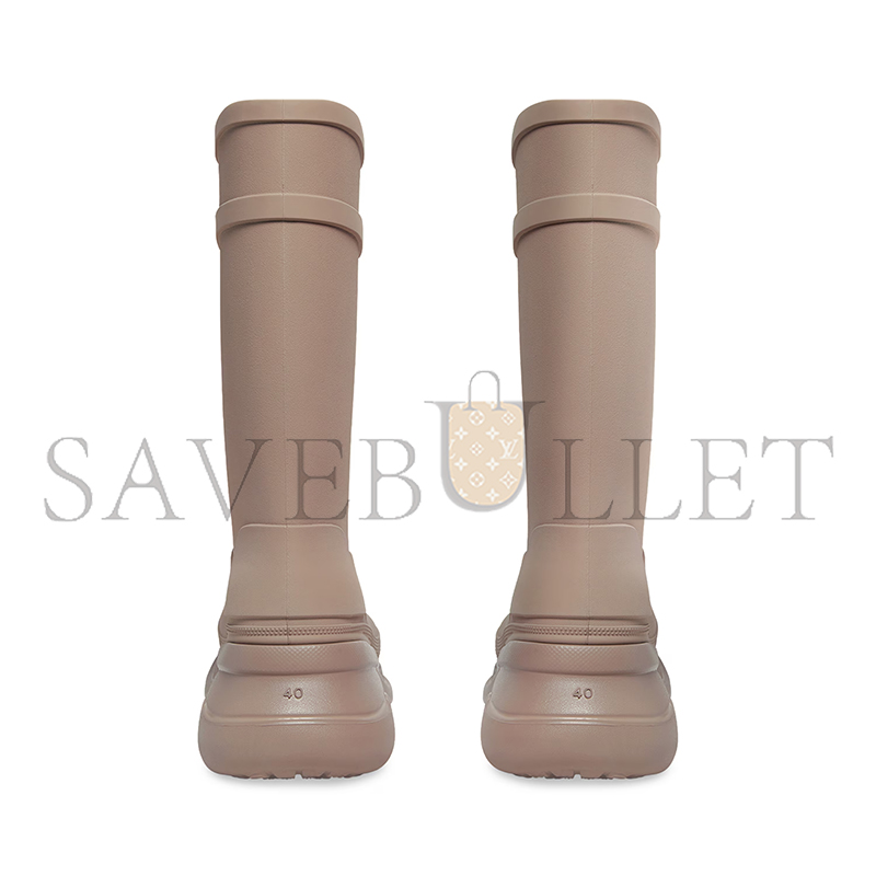 BALENCIAGA WOMEN'S CROCS™ BOOT IN BEIGE 677388W1S8E2500