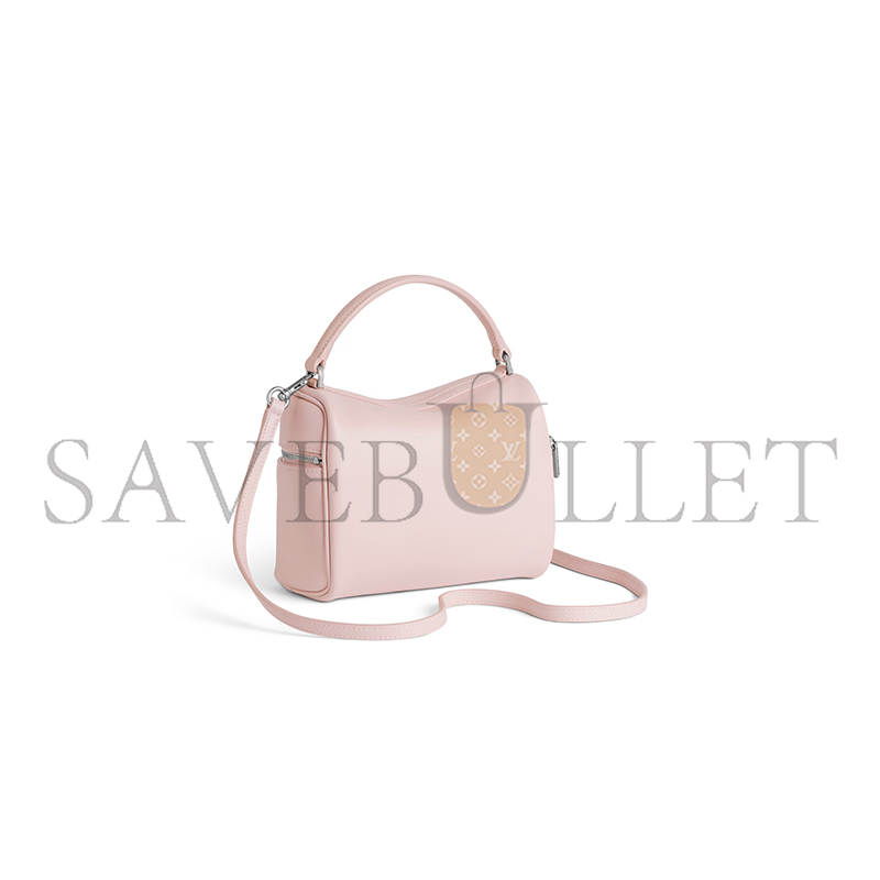 BALENCIAGA WOMEN'S RODEO VANITY IN SUEDE PINK 8455942AA4U5831 (18*12.9*8.3cm)