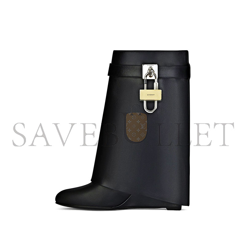 GIVENCHY SHARK LOCK ANKLE BOOTS IN LEATHER BE602RE147-001 GIVENCHY SHARK LOCK ANKLE BOOTS IN LEATHER BE602RE147-001