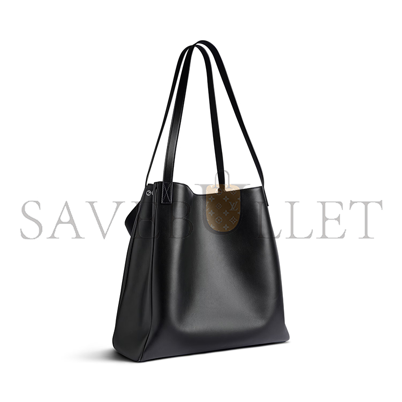 BALENCIAGA MEN'S RODEO NORTH-SOUTH TOTE BAG IN BLACK 8276642AA4U1000 (33*25*10cm)