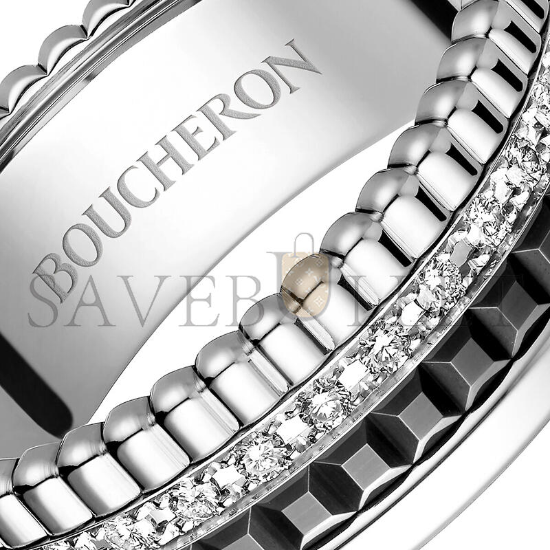 BOUCHERON QUATRE BLACK EDITION SMALL RING JRG01791 BOUCHERON QUATRE BLACK EDITION SMALL RING JRG01791