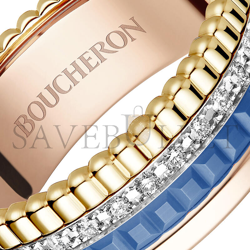 BOUCHERON QUATRE BLUE EDITION SMALL RING JRG03028