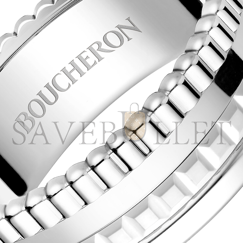 BOUCHERON QUATRE DOUBLE WHITE EDITION SMALL RING JRG03276 BOUCHERON QUATRE DOUBLE WHITE EDITION SMALL RING JRG03276